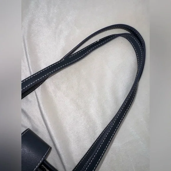 TALBOTS BLUE PACKABLE PAPER-STRAW WOMENS TOTE BAG SHOULDER PURSE - Picture 10 of 15